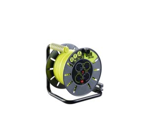 RS PRO 黄色电缆卷筒